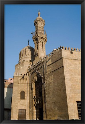 Framed Qait-Bey Muhamadi Mosque or Burial Mosque of Qait Bey, Cairo, Egypt Print