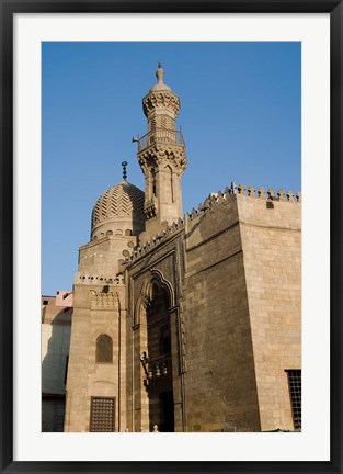 Framed Qait-Bey Muhamadi Mosque or Burial Mosque of Qait Bey, Cairo, Egypt Print