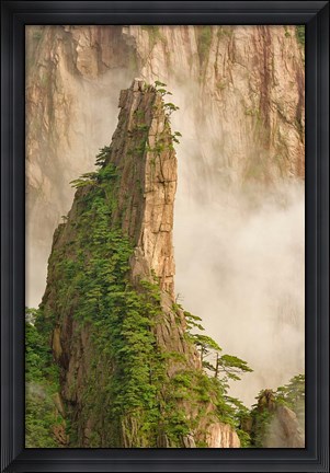 Framed Peak in Grand Canyon in West Sea, Mt. Huang Shan, China Print