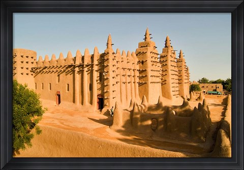 Framed Mosque, Mali, West Africa Print