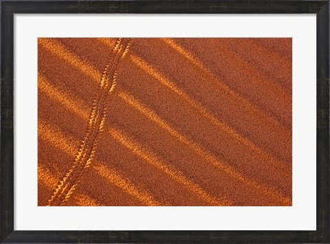 Framed Sand patterns, Namib-Naukluft National Park, Namibia Print