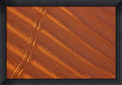 Framed Sand patterns, Namib-Naukluft National Park, Namibia Print
