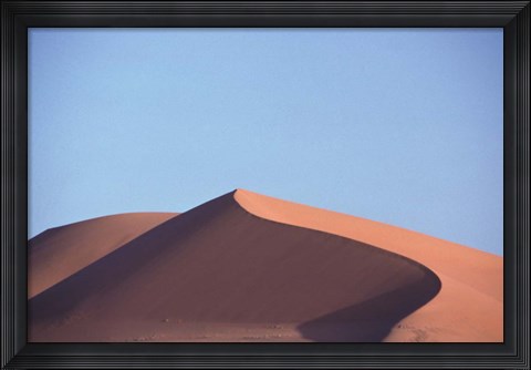 Framed Red Sand Dunes, Sahara Print