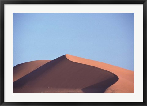 Framed Red Sand Dunes, Sahara Print