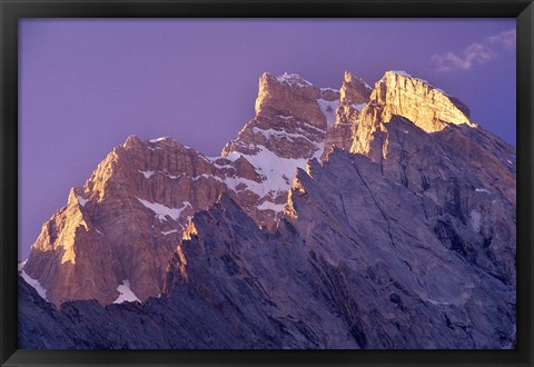 Framed Mountains, Pakistan Print