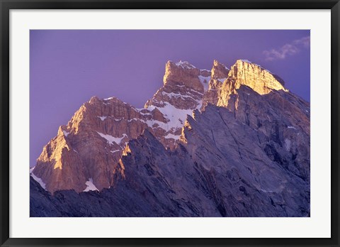 Framed Mountains, Pakistan Print