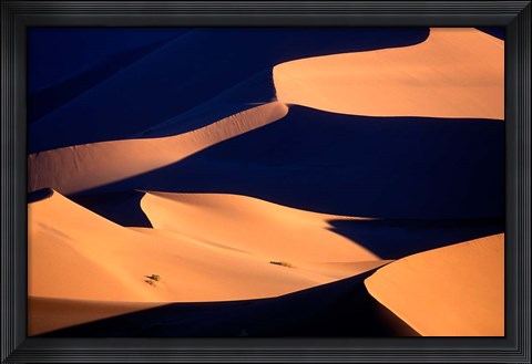 Framed Red Sand Dunes in Namib Desert, Namib Naukluft National Park, Namibia Print