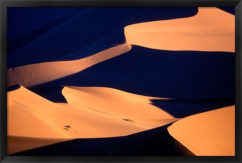 Framed Red Sand Dunes in Namib Desert, Namib Naukluft National Park, Namibia Print