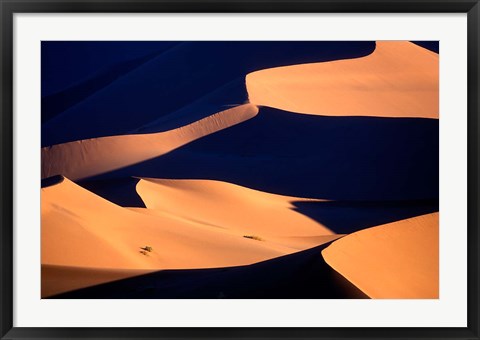 Framed Red Sand Dunes in Namib Desert, Namib Naukluft National Park, Namibia Print