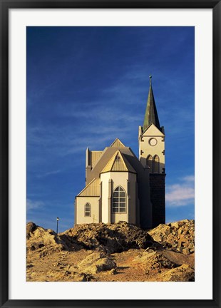 Framed Namibia, Luderitz, Evangelical Lutheran Church Print