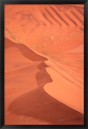 Framed Namibia, Sossusvlei. Namib-Naukluft Desert Print