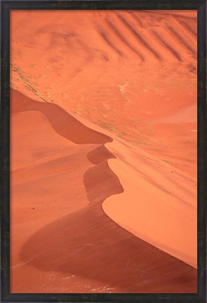 Framed Namibia, Sossusvlei. Namib-Naukluft Desert Print