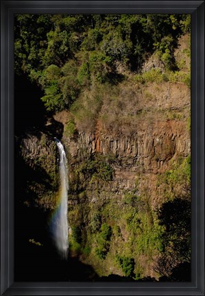 Framed Petit cascade waterfall, Amber Mountain NP, MADAGASCAR Print