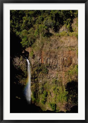 Framed Petit cascade waterfall, Amber Mountain NP, MADAGASCAR Print