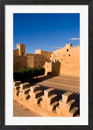 Framed Ribat fort, monastery, Sousse, Monastir, Tunisia Print