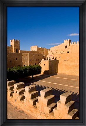 Framed Ribat fort, monastery, Sousse, Monastir, Tunisia Print