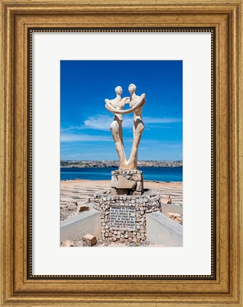 Framed Sculpture for the governor of Benguela, Lobito, Angola Print