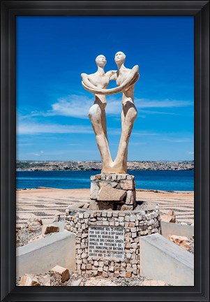 Framed Sculpture for the governor of Benguela, Lobito, Angola Print