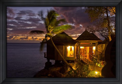 Framed Resort, Northolme Hotel Spa, Mahe Island, Seychelles Print
