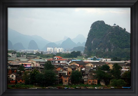 Framed Scenic landscape of Guilin, Guangxi, China Print