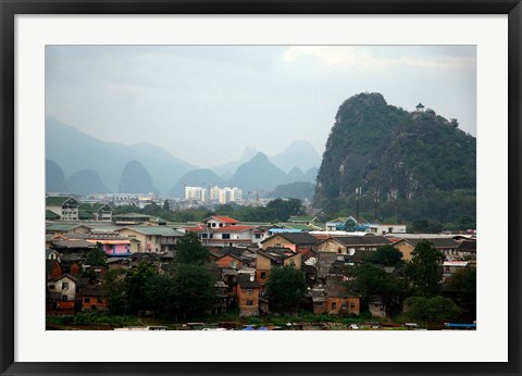 Framed Scenic landscape of Guilin, Guangxi, China Print