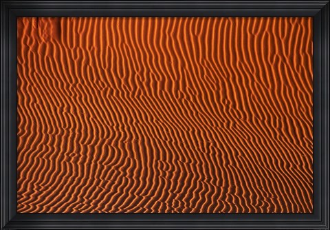 Framed Sand dune patterns,  Namibia Print