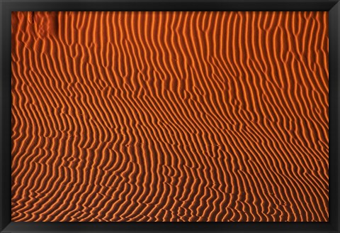 Framed Sand dune patterns,  Namibia Print