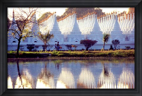 Framed Sandamani Paya in Mandalay, Burma Print
