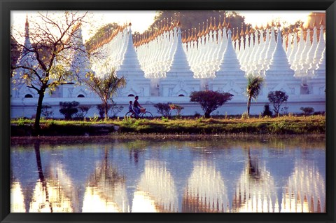 Framed Sandamani Paya in Mandalay, Burma Print