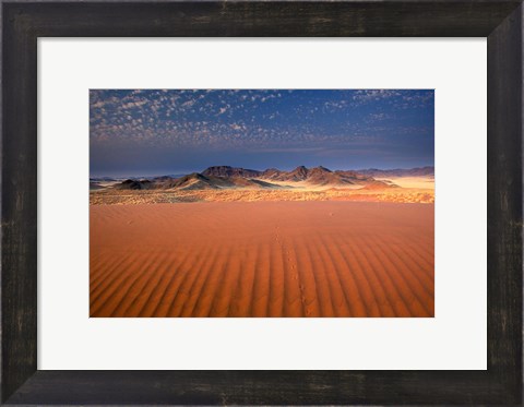 Framed Sand Patterns, Sossosvlei Dunes, Namibia Print