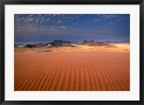 Framed Sand Patterns, Sossosvlei Dunes, Namibia Print