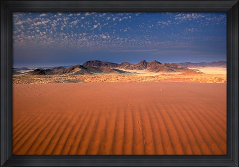 Framed Sand Patterns, Sossosvlei Dunes, Namibia Print