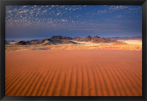 Framed Sand Patterns, Sossosvlei Dunes, Namibia Print