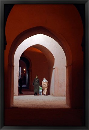 Framed Royal granaries of Moulay Ismail, Meknes, Morocco, Africa Print