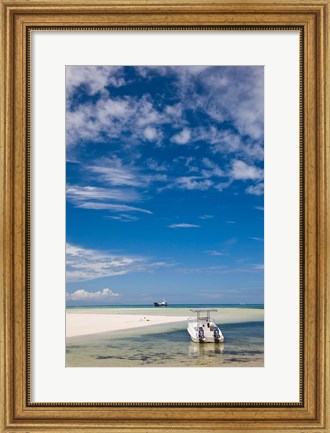 Framed Seychelles, Praslin Island, Grand Anse Beach Print