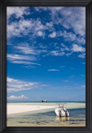 Framed Seychelles, Praslin Island, Grand Anse Beach Print