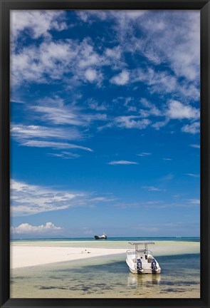 Framed Seychelles, Praslin Island, Grand Anse Beach Print