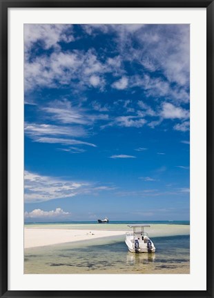 Framed Seychelles, Praslin Island, Grand Anse Beach Print