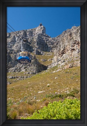 Framed South Africa, Cape Town, Cableway tram Print