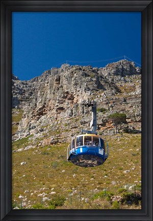 Framed Table Mountain Tram Print
