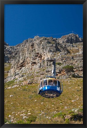 Framed Table Mountain Tram Print