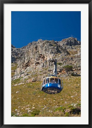 Framed Table Mountain Tram Print