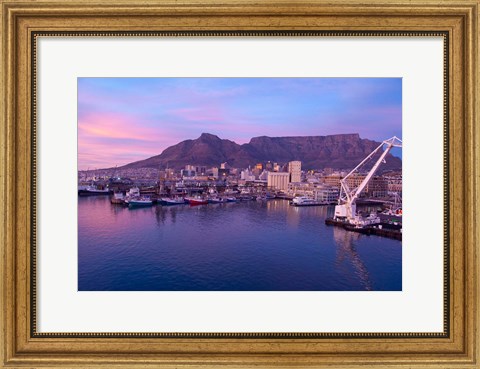 Framed South Africa, Cape Town, Victoria &amp; Alfred Port Print