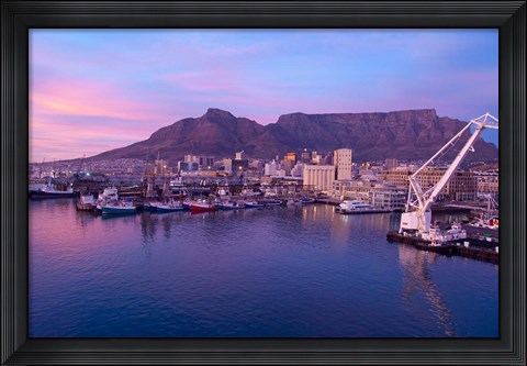Framed South Africa, Cape Town, Victoria &amp; Alfred Port Print