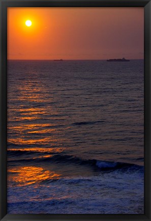 Framed South Africa, KwaZulu Natal, Sunrise Print