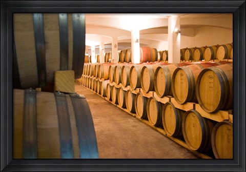 Framed Stellenbosch, South Africa, Stellenbosch winery Print