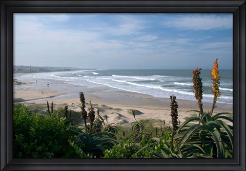 Framed Stretches of Beach, Jeffrey&#39;s Bay, South Africa Print