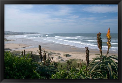 Framed Stretches of Beach, Jeffrey&#39;s Bay, South Africa Print