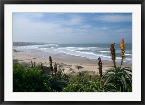 Framed Stretches of Beach, Jeffrey&#39;s Bay, South Africa Print