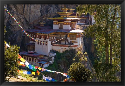 Framed Taksang Monastery near Paro, Bhutan Print